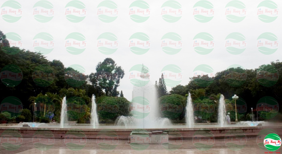 Phun nước nghệ thuật Công viên Lê Văn Tám Hồ Chí Minh